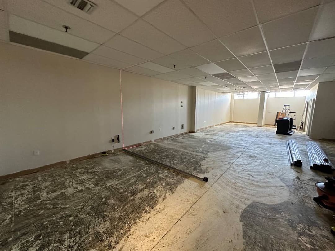 picture of a commercial building getting ready to be updated with new tile in new york, long island